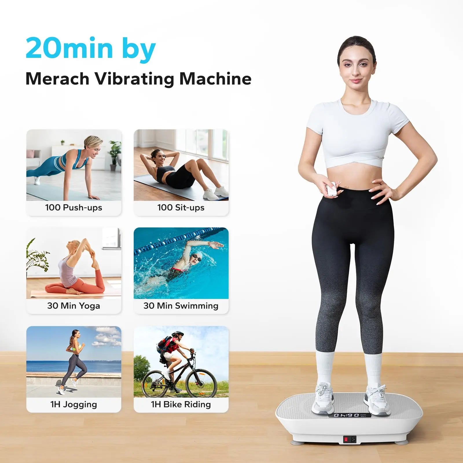 Vibration Plate Fitness Machine