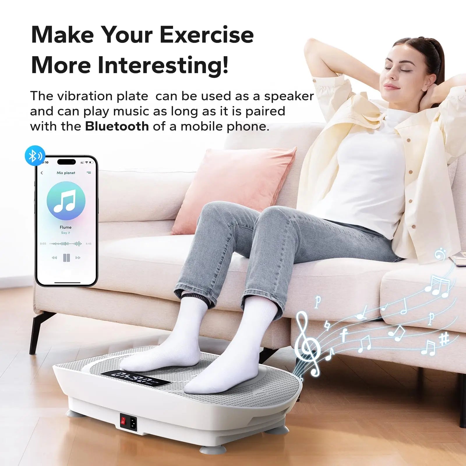 Vibration Plate Fitness Machine