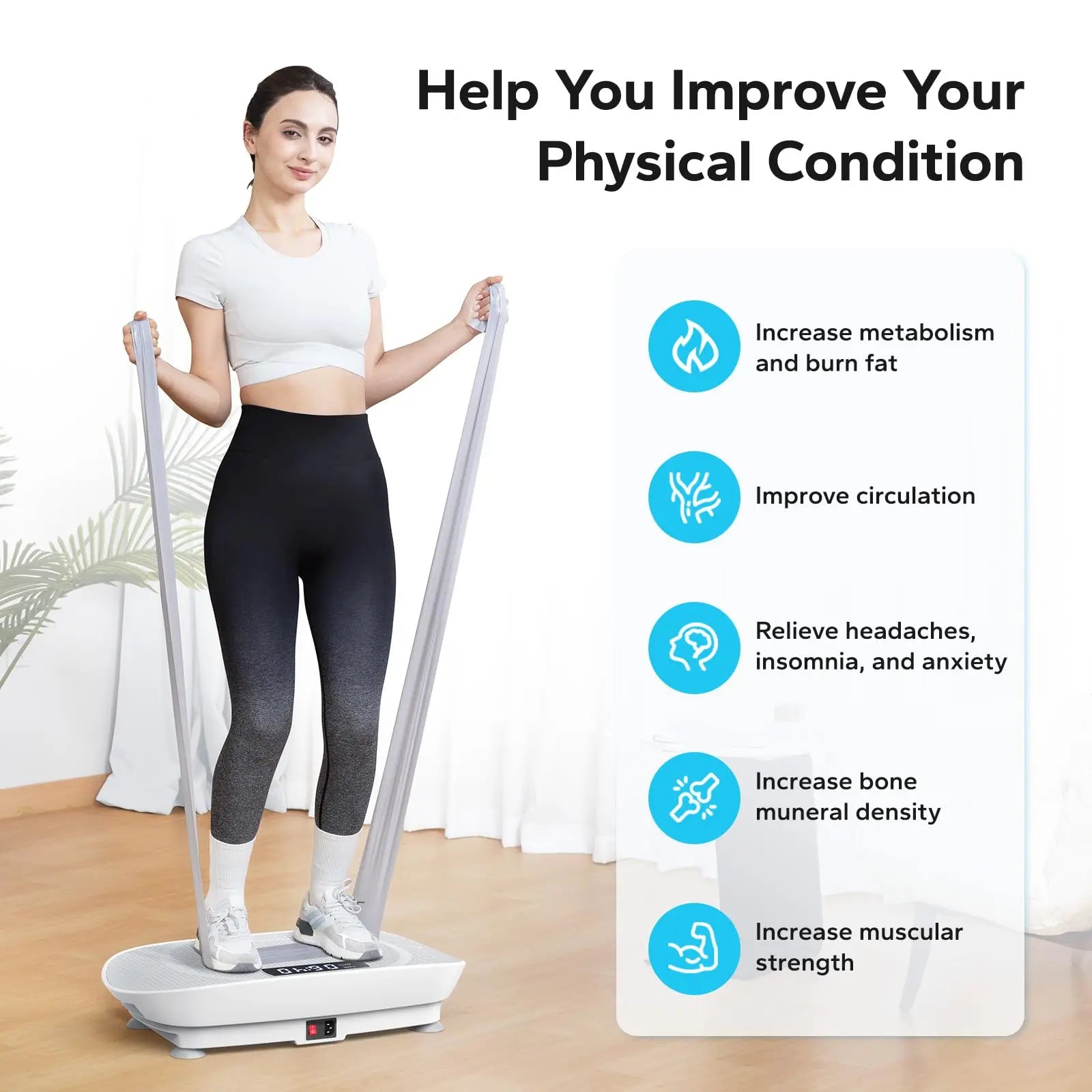 Vibration Plate Fitness Machine